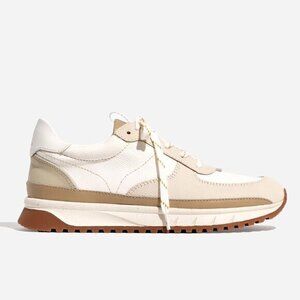 Madewell Kickoff Trainer Sneakers in Antique Cream Multi Size 7